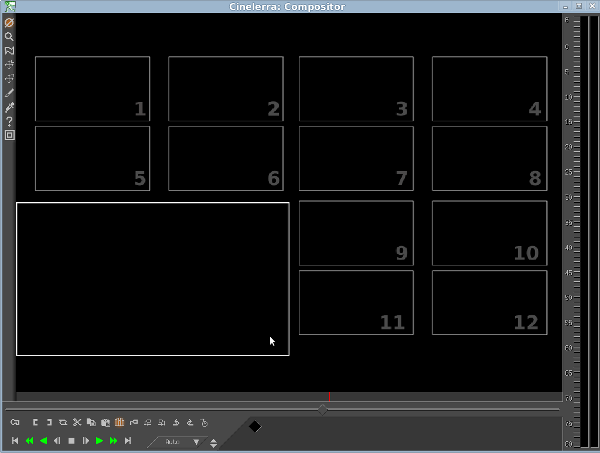A videomixer in the compositor